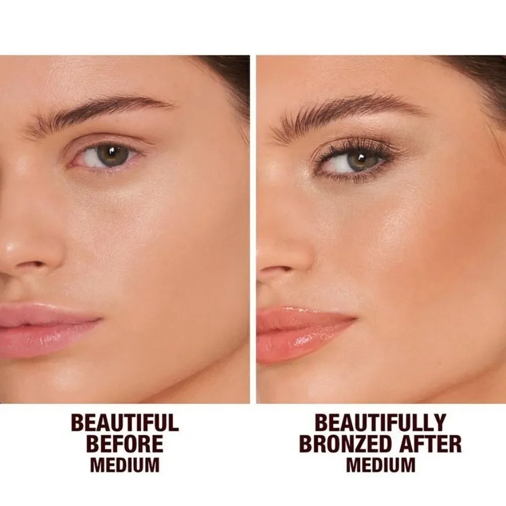 New Charlotte Tilbury Beautiful Skin Sun-Kissed Glow Cream Bronzer